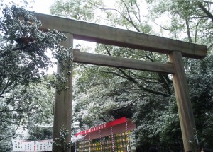熱田神宮の中央にある鳥居です