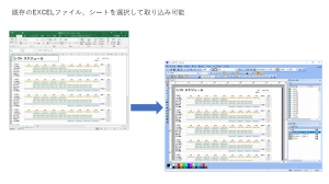 Excelファイルのインポート