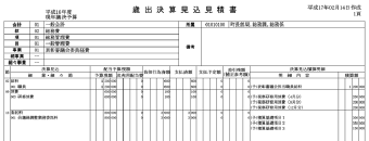 自治体向け財務会計ソリューションの画面例(イメージ)